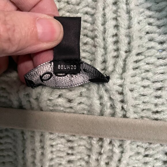 BE BE SWEATER SEA FOAM GREEN - Picture 3 of 6